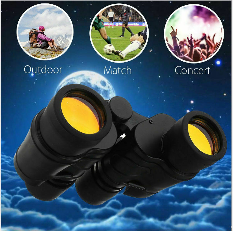 60x60 Binoculars With Night Vision Binoculars High-power High-definition Red Film Outdoor Binoculars