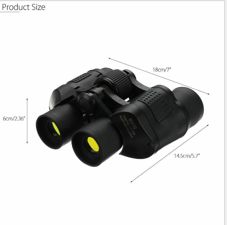 60x60 Binoculars With Night Vision Binoculars High-power High-definition Red Film Outdoor Binoculars