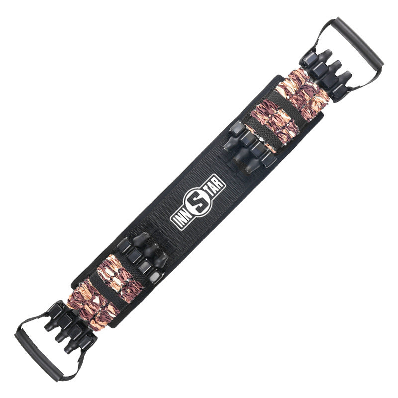 INNSTAR Bench Press Puller Chest Expander Bench Press Elastic Belt Push Chest Trainer Chest Muscle Training Fitness Equipment
