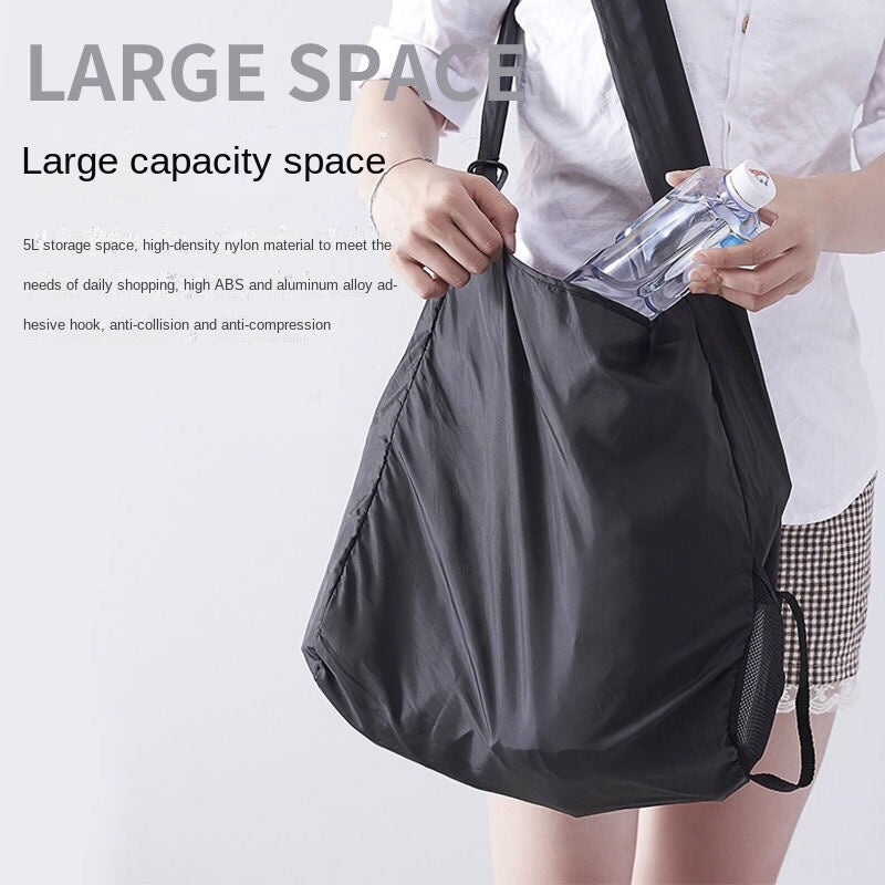 Ultra-small Portable Folding Telescopic Small Disc Shopping Bag Multi-functional Storage Bag Belt