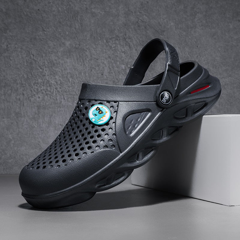 New Style Slip-on Feeling Blade Thick Sole Comfortable Indoor And Outdoor Non-slip Two-way Sandals