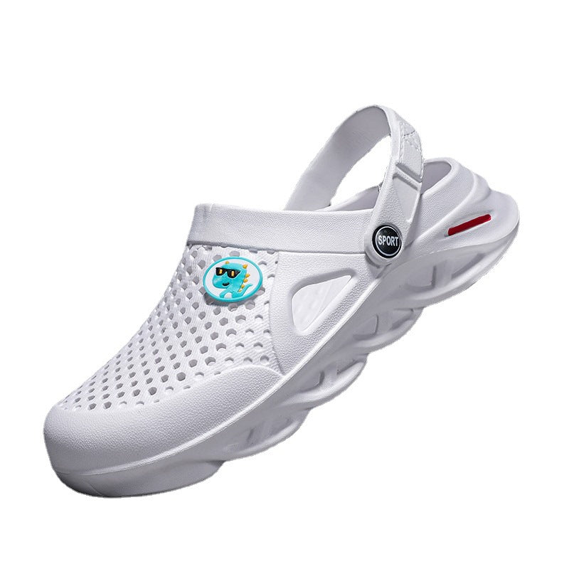 New Style Slip-on Feeling Blade Thick Sole Comfortable Indoor And Outdoor Non-slip Two-way Sandals