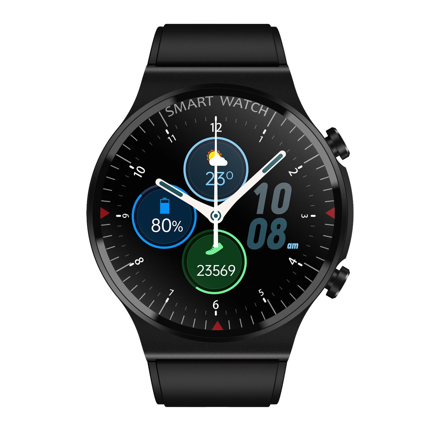 AW11 Disc Smart Watch Bluetooth Call Information Reminder Weather Forecast Health Monitoring Exercise Record