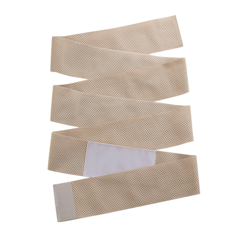 Winding Belt Comfortable High Elastic Velcro Belly Belt Summer Thin Breathable Belly Shaping Postpartum Belly Belt