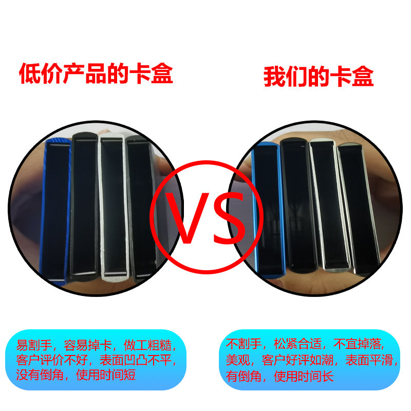 Rfid Card Holder Multi-card Position Metal Card Holder Aluminum Alloy Credit Card Box Automatically Pops Up Aluminum Box Card Holder Card Holder