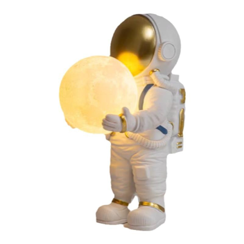 Children&#039;s Room Astronaut Table Lamp Boy Bedroom Moon Atmosphere Spaceman Night Light Creative Gift Bedside Lamp