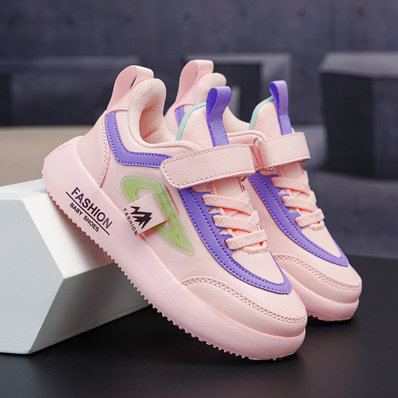 Children&#039;s Shoes, Children&#039;s Black Sneakers, Boys&#039; White Shoes, Black Shoes, Leather Primary School Students&#039; Sneakers, Girls&#039; Shoes