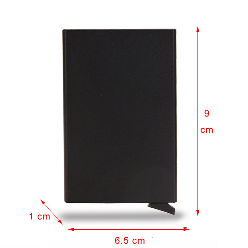 Rfid Card Holder Multi-card Position Metal Card Holder Aluminum Alloy Credit Card Box Automatically Pops Up Aluminum Box Card Holder Card Holder