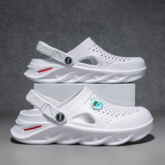 New Style Slip-on Feeling Blade Thick Sole Comfortable Indoor And Outdoor Non-slip Two-way Sandals